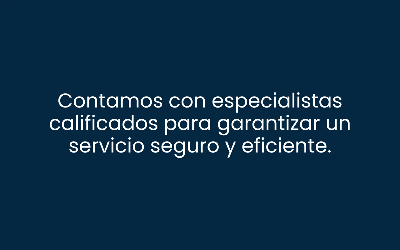 Equipo Profesional Y Certificado